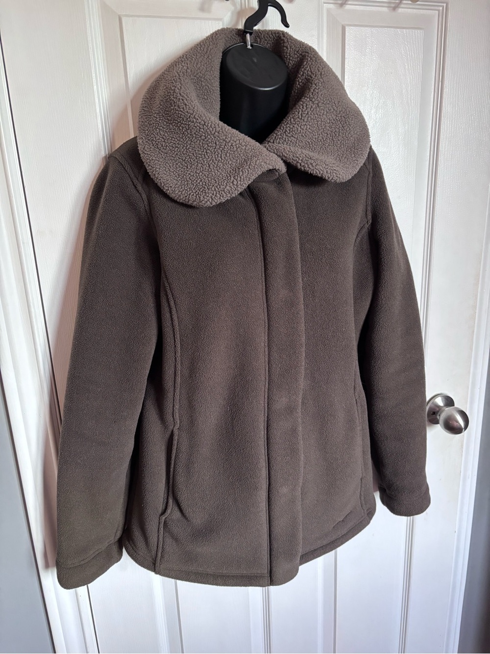 Patagonia Arctic Jacket Full Snap Zip Fleece Dark Walnut Brown M